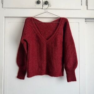 Sezane Rosa Jumper - Rosewood
